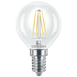 LED FILAMENT MINI GLOBE ČIRÁ 4W E14 2700K 470Lm 360d 45x76mm IP20 - CENTURY Obrázek pro produkt LED FILAMENT MINI GLOBE ČIRÁ 4W E14 2700K 470Lm 360d 45x76mm IP20 - CENTURY
