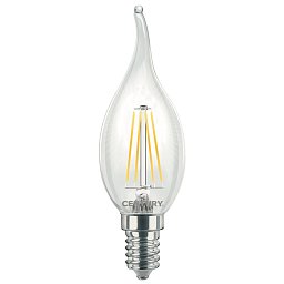 LED FILAMENT SVÍČKA PLAMEN ČIRÁ 4W E14 2700K 470Lm 360d 35x118mm IP20 - CENTURY Obrázek pro produkt LED FILAMENT SVÍČKA PLAMEN ČIRÁ 4W E14 2700K 470Lm 360d 35x118mm IP20 - CENTURY