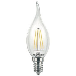 LED FILAMENT SVÍČKA PLAMEN ČIRÁ 4W E14 4000K 470Lm 360d 35x118mm IP20 - CENTURY Obrázek pro produkt LED FILAMENT SVÍČKA PLAMEN ČIRÁ 4W E14 4000K 470Lm 360d 35x118mm IP20 - CENTURY
