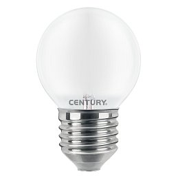 LED FILAMENT MINI GLOBE SATEN 4W E27 6000K 470Lm 360d 45x72mm IP20 - CENTURY Obrázek pro produkt LED FILAMENT MINI GLOBE SATEN 4W E27 6000K 470Lm 360d 45x72mm IP20 - CENTURY