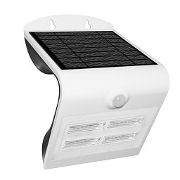 SOLÁRNÍ LED ARCADIA 3,2 SENZOR BÍLÁ 3,2W 4000K 400Lm IP65 - CENTURY Obrázek pro produkt SOLÁRNÍ LED ARCADIA 3,2 SENZOR BÍLÁ 3,2W 4000K 400Lm IP65 - CENTURY