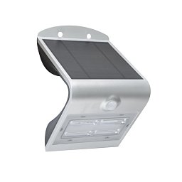 SOLÁRNÍ LED ARCADIA 3,2 SENZOR STŘÍBRNÁ 3,2W 4000K 400Lm IP65 - CENTURY Obrázek pro produkt SOLÁRNÍ LED ARCADIA 3,2 SENZOR STŘÍBRNÁ 3,2W 4000K 400Lm IP65 - CENTURY