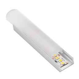 AKCE - AL PROFIL pro LED pásek 10mm plochý opálový kryt vypouklý 40d 24x13mm IP20 délka 2m - CENTURY Obrázek pro produkt AKCE - AL PROFIL pro LED pásek 10mm plochý opálový kryt vypouklý 40d 24x13mm IP20 délka 2m - CENTURY
