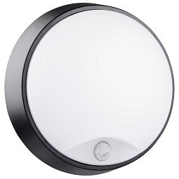 LED SVÍTIDLO OASI TONDA ČERNÉ SENSOR 14W 4000K 1055Lm 120d IP54 - CENTURY Obrázek pro produkt LED SVÍTIDLO OASI TONDA ČERNÉ SENSOR 14W 4000K 1055Lm 120d IP54 - CENTURY