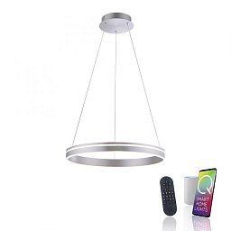 Q-VITO, LED závěsné svítidlo, Smart Home, průměr 59cm ZigBee 2700-5000K - PAUL NEUHAUS Obrázek pro produkt Q-VITO, LED závěsné svítidlo, Smart Home, průměr 59cm ZigBee 2700-5000K - PAUL NEUHAUS