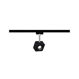 URail LED-spot Cube 8W černá mat/chrom 2700K kov/umělá hmota stmívatelné - PAULMANN Obrázek pro produkt URail LED-spot Cube 8W černá mat/chrom 2700K kov/umělá hmota stmívatelné - PAULMANN