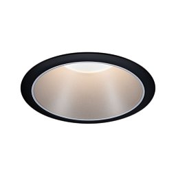 Vestavné svítidlo LED Cole 6,5W černá/stříbrná mat 3-krokové-stmívatelné 2700K teplá bílá - PAULMANN Obrázek pro produkt Vestavné svítidlo LED Cole 6,5W černá/stříbrná mat 3-krokové-stmívatelné 2700K teplá bílá - PAULMANN