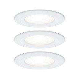 Vestavné svítidlo LED Nova kruhové 3x6,5W GU10 bílá mat 4000K nevýklopné - PAULMANN Obrázek pro produkt Vestavné svítidlo LED Nova kruhové 3x6,5W GU10 bílá mat 4000K nevýklopné - PAULMANN