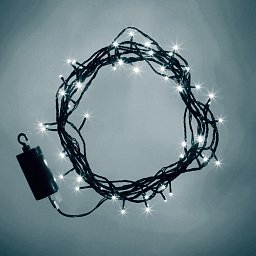 DECOLED LED osvětlení na baterie, ledově bílá, 10,2 m, IP44 Obrázek pro produkt DECOLED LED osvětlení na baterie, ledově bílá, 10,2 m, IP44