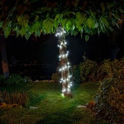 DecoLED LED světelný řetěz, 5m, ledově bílá, 60 diod, IP67 SKNX005 Obrázek pro produkt DecoLED LED světelný řetěz, 5m, ledově bílá, 60 diod, IP67 SKNX005