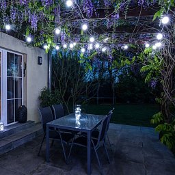 DECOLED Party osvětlení 5 m, 10 ledově bílých LED, IP67 Obrázek pro produkt DECOLED Party osvětlení 5 m, 10 ledově bílých LED, IP67