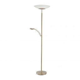 ALFRED LED stojací svítidlo, matná mosaz, lampa na čtení, stmívatelné 3000K - PAUL NEUHAUS Obrázek pro produkt ALFRED LED stojací svítidlo, matná mosaz, lampa na čtení, stmívatelné 3000K - PAUL NEUHAUS