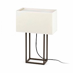 VESPER hnědá a béžová stolní lampa - FARO Obrázek pro produkt VESPER hnědá a béžová stolní lampa - FARO