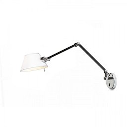 MONTANA nástěnná bílá/černá chrom 230V E27 28W - RED - DESIGN RENDL Obrázek pro produkt MONTANA nástěnná bílá/černá chrom 230V E27 28W - RED - DESIGN RENDL
