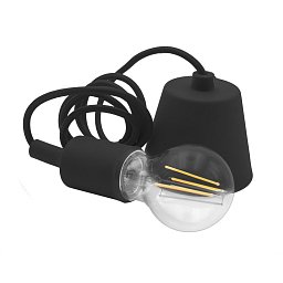 SILIKONOVÝ ZÁVĚS FANTASY ČERNÝ pro LED žárovky délka 150cm E27 IP20 Visual Box - CENTURY Obrázek pro produkt SILIKONOVÝ ZÁVĚS FANTASY ČERNÝ pro LED žárovky délka 150cm E27 IP20 Visual Box - CENTURY