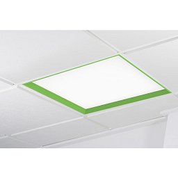 WINNER LED panel zelená 6000K nebe PUSH 37W čtverec - KOHL-Lighting Obrázek pro produkt WINNER LED panel zelená 6000K nebe PUSH 37W čtverec - KOHL-Lighting