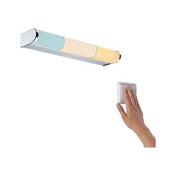 HomeSpa LED svítidlo k zrcadlu Arneb IP44 chrom 6,5W WhiteSwitch 2.700K - PAULMANN Obrázek pro produkt HomeSpa LED svítidlo k zrcadlu Arneb IP44 chrom 6,5W WhiteSwitch 2.700K - PAULMANN