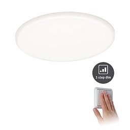 LED vestavné svítidlo Veluna VariFit IP44 3-krokové-stmívatelné kruhové 185 17,5W 4.000K satén - PAULMANN Obrázek pro produkt LED vestavné svítidlo Veluna VariFit IP44 3-krokové-stmívatelné kruhové 185 17,5W 4.000K satén - PAULMANN