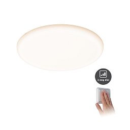 LED vestavné svítidlo Veluna VariFit IP44 3-krokové-stmívatelné kruhové 215 21W 3.000K satén - PAULMANN Obrázek pro produkt LED vestavné svítidlo Veluna VariFit IP44 3-krokové-stmívatelné kruhové 215 21W 3.000K satén - PAULMANN