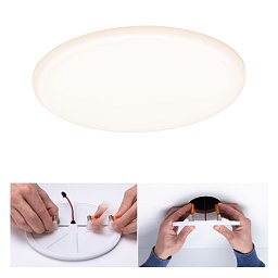 LED vestavné svítidlo Veluna VariFit IP44 kruhové 185 17W 3.000K satén - PAULMANN Obrázek pro produkt LED vestavné svítidlo Veluna VariFit IP44 kruhové 185 17W 3.000K satén - PAULMANN