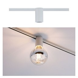 URail spot Ceiling Socket bílá E27 stmívatelné bez zdroje světla - PAULMANN Obrázek pro produkt URail spot Ceiling Socket bílá E27 stmívatelné bez zdroje světla - PAULMANN