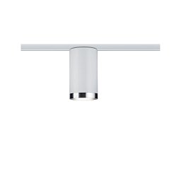 URail spot Tube bílá matný chrom max. 1x10W GU10 bez zdroje světla - PAULMANN Obrázek pro produkt URail spot Tube bílá matný chrom max. 1x10W GU10 bez zdroje světla - PAULMANN