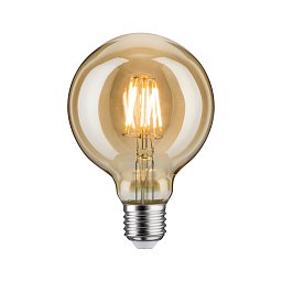 LED Globe 95 6,5 W E27 zlatá zlaté světlo - PAULMANN Obrázek pro produkt LED Globe 95 6,5 W E27 zlatá zlaté světlo - PAULMANN