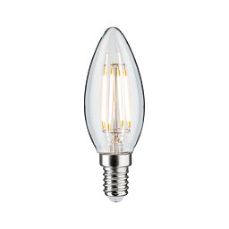 LED svíčka 4,8 W E14 čirá teplá bílá stmívatelné - PAULMANN Obrázek pro produkt LED svíčka 4,8 W E14 čirá teplá bílá stmívatelné - PAULMANN