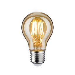 LED žárovka 6,5 W E27 zlatá zlaté světlo - PAULMANN Obrázek pro produkt LED žárovka 6,5 W E27 zlatá zlaté světlo - PAULMANN