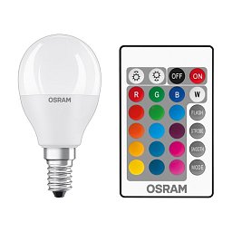 OSRAM RGBW ilum matná 230V E14 LED EQ40 2700K - DESIGN RENDL Obrázek pro produkt OSRAM RGBW ilum matná 230V E14 LED EQ40 2700K - DESIGN RENDL
