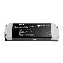Deko-Light napájení BASIC CV Q8H-12-40W konstantní napětí 0-3300 mA IP20 12V DC 40W - LIGHT IMPRESSIONS Obrázek pro produkt Deko-Light napájení BASIC CV Q8H-12-40W konstantní napětí 0-3300 mA IP20 12V DC 40W - LIGHT IMPRESSIONS