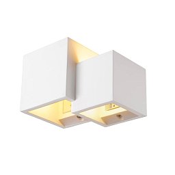 PLASTRA WL CUBES vnitřní přisazené svítidlo QT14 bílá - BIG WHITE (SLV) Obrázek pro produkt PLASTRA WL CUBES vnitřní přisazené svítidlo QT14 bílá - BIG WHITE (SLV)