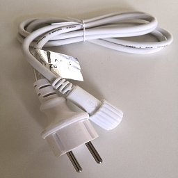 Zdrojový kabel exteriér, bez AC/DC, bílý Obrázek pro produkt Zdrojový kabel exteriér, bez AC/DC, bílý