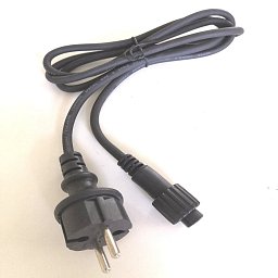 Zdrojový kabel exteriér, bez AC/DC, černý Obrázek pro produkt Zdrojový kabel exteriér, bez AC/DC, černý