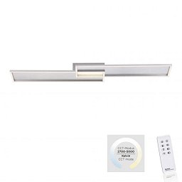 AMARA LED stropní svítidlo v barvě oceli a moderním, plochém designu s nastavitelnou barvou světla stmívatelné 2700-5000K - PAUL NEUHAUS Obrázek pro produkt AMARA LED stropní svítidlo v barvě oceli a moderním, plochém designu s nastavitelnou barvou světla stmívatelné 2700-5000K - PAUL NEUHAUS