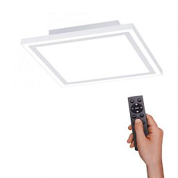 EDGING LED panel svítidlo, stropní svítidlo, bílé, stmívatelné, CCT nastavení teploty barvy 3000-5000K - LEUCHTEN DIREKT / JUST LIGHT Obrázek pro produkt EDGING LED panel svítidlo, stropní svítidlo, bílé, stmívatelné, CCT nastavení teploty barvy 3000-5000K - LEUCHTEN DIREKT / JUST LIGHT