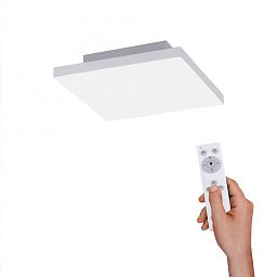 CANVAS LED stropní svítidlo v bílé, bezrámečkové provedení s nastavitelnou barvou světla a funkcí stmívání 2700-5000K - LEUCHTEN DIREKT / JUST LIGHT Obrázek pro produkt CANVAS LED stropní svítidlo v bílé, bezrámečkové provedení s nastavitelnou barvou světla a funkcí stmívání 2700-5000K - LEUCHTEN DIREKT / JUST LIGHT
