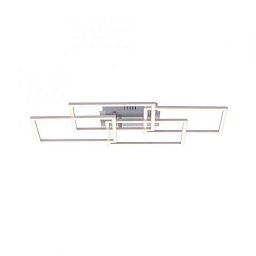 IVEN LED stropní svítidlo v barvě oceli v moderním designu a funkcí stmívání SimplyDim 3000K - LEUCHTEN DIREKT / JUST LIGHT Obrázek pro produkt IVEN LED stropní svítidlo v barvě oceli v moderním designu a funkcí stmívání SimplyDim 3000K - LEUCHTEN DIREKT / JUST LIGHT