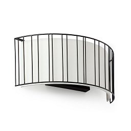 LINDA nástěnná lampa, černá - FARO Obrázek pro produkt LINDA nástěnná lampa, černá - FARO