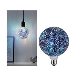 LED G125 E27 Miracle Mosaic modrá 2.700K stmívatelné - PAULMANN Obrázek pro produkt LED G125 E27 Miracle Mosaic modrá 2.700K stmívatelné - PAULMANN