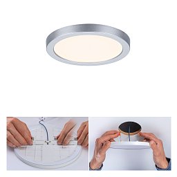 LED vestavné svítidlo Areo VariFit IP44 kruhové 118 6,5W 3.000K matný chrom - PAULMANN Obrázek pro produkt LED vestavné svítidlo Areo VariFit IP44 kruhové 118 6,5W 3.000K matný chrom - PAULMANN