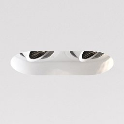 Downlight svítidlo Trimless Round Twin nastavitelné 2x6W GU10 bílá - ASTRO Lighting Obrázek pro produkt Downlight svítidlo Trimless Round Twin nastavitelné 2x6W GU10 bílá - ASTRO Lighting