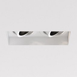 Downlight svítidlo Trimless Square Twin nastavitelné 2x6W GU10 bílá - ASTRO Lighting Obrázek pro produkt Downlight svítidlo Trimless Square Twin nastavitelné 2x6W GU10 bílá - ASTRO Lighting