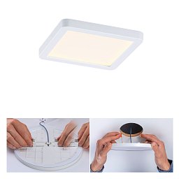 AKCE - LED vestavné svítidlo Areo VariFit IP44 hranaté 118x118mm 6,5W 3.000K bílá - PAULMANN Obrázek pro produkt AKCE - LED vestavné svítidlo Areo VariFit IP44 hranaté 118x118mm 6,5W 3.000K bílá - PAULMANN