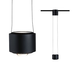 URail LED závěs Aldan 1-ramenné 1x8,5W černá mat stmívatelné - PAULMANN Obrázek pro produkt URail LED závěs Aldan 1-ramenné 1x8,5W černá mat stmívatelné - PAULMANN