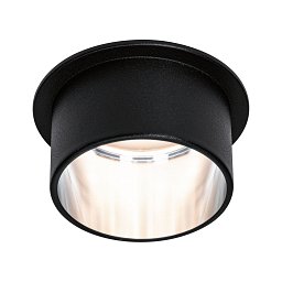 Zápustné svítidlo Gil 3StepDim 1x6,5W černá / železo IP44 2.700K 3-krokové-stmívatelné - PAULMANN Obrázek pro produkt Zápustné svítidlo Gil 3StepDim 1x6,5W černá / železo IP44 2.700K 3-krokové-stmívatelné - PAULMANN