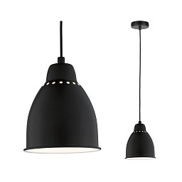 Závěsné svítidlo Neordic Hilla 1-ramenné pro osvětlení rostlin černá bez zdroje světla E27 - PAULMANN Obrázek pro produkt Závěsné svítidlo Neordic Hilla 1-ramenné pro osvětlení rostlin černá bez zdroje světla E27 - PAULMANN
