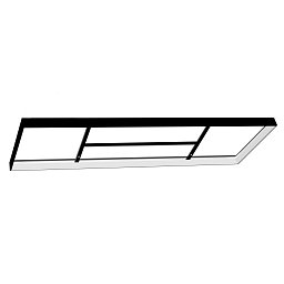 Rám pro povrchovou montáž LED panelu 30x120 celistvý rám černý - CENTURY Obrázek pro produkt Rám pro povrchovou montáž LED panelu 30x120 celistvý rám černý - CENTURY