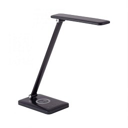 FLORENTINA LED stolní lampa, černá, QI-nabíjení, dotykový stmívač, CCT 3000-5000K - LEUCHTEN DIREKT / JUST LIGHT Obrázek pro produkt FLORENTINA LED stolní lampa, černá, QI-nabíjení, dotykový stmívač, CCT 3000-5000K - LEUCHTEN DIREKT / JUST LIGHT