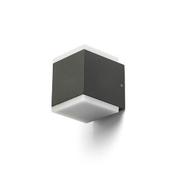 TIRAS II nástěnná antracitová mléčný akryl 230V LED 2x6W IP54 3000K - RED - DESIGN RENDL Obrázek pro produkt TIRAS II nástěnná antracitová mléčný akryl 230V LED 2x6W IP54 3000K - RED - DESIGN RENDL